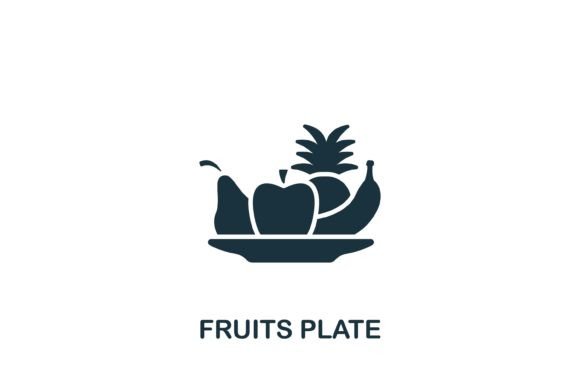 Fruits Plate Icon: A Versatile Summer Symbol