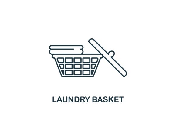Laundry Basket Icon: A Versatile Tool for Modern Design and Workflow