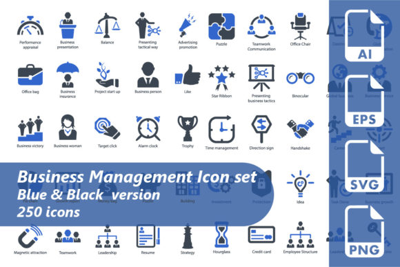 Unlocking Creativity and Efficiency with the Business Management Icon Set